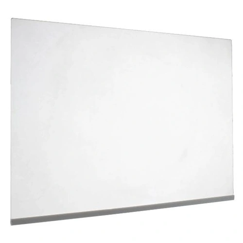 Glass shelf +white profile
