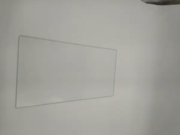 SKLENĚNÁ POLICE FZ. MALÉ OBALOVÁNÍ 401X215X3