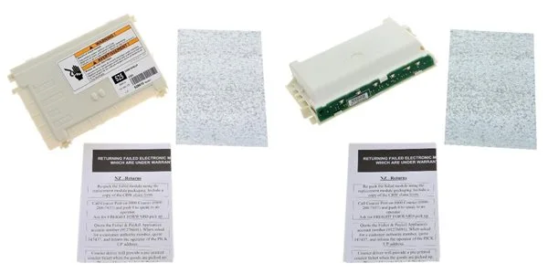 Control board service humidity