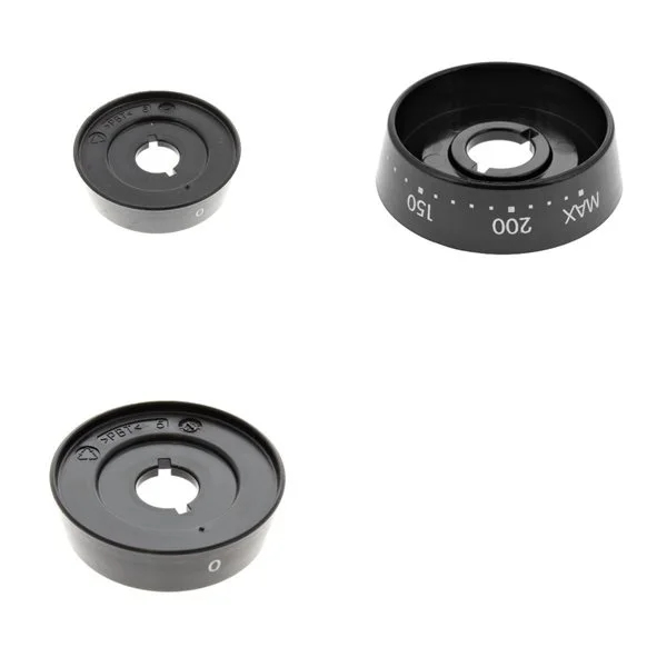DISK KNOFLIKU TEPLOTY TROUBY  EL. TERMOSTAT BLACK